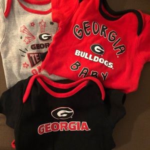 University of Georgia Bulldogs Onesies